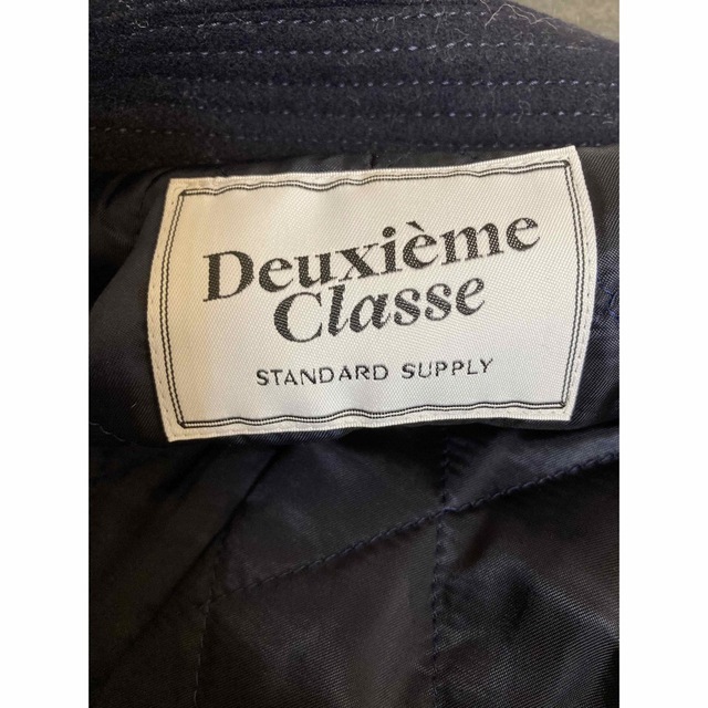 DEUXIEME CLASSE(ドゥーズィエムクラス)のドゥーズィーエムクラス メルトンPコート 美品 レディースのジャケット/アウター(ピーコート)の商品写真