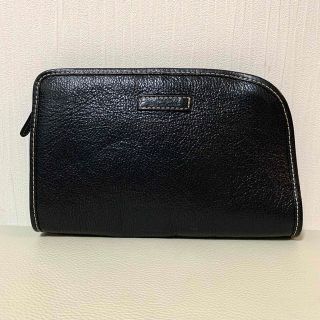 ユナイテッドアローズグリーンレーベルリラクシング(UNITED ARROWS green label relaxing)の定1万美品　グリーンレーベルリラクシング　バッファロー革クラッチバッグ(セカンドバッグ/クラッチバッグ)