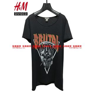 エイチアンドエム(H&M)の美品 H&M BRUTALプリントTシャツ(Tシャツ/カットソー(半袖/袖なし))