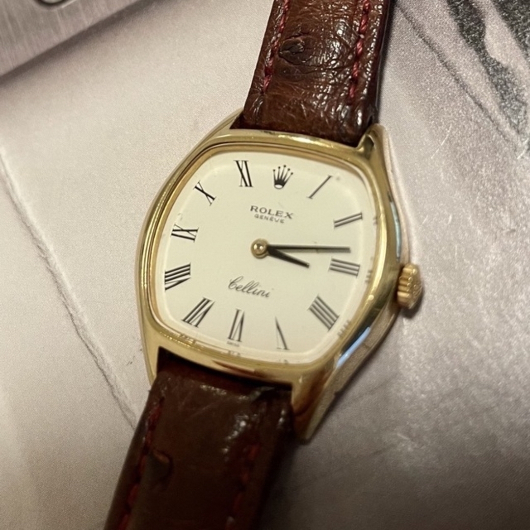 ROLEX ロレックス 18k 腕時計 ジュネーブ チェリーニ