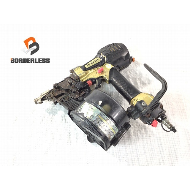日立 - ☆中古品☆HITACHI 日立工機 65mm 高圧 ロール釘打機 日立 - ☆中古品☆HITACHI 日立工機 65mm 高圧 ロール釘打機