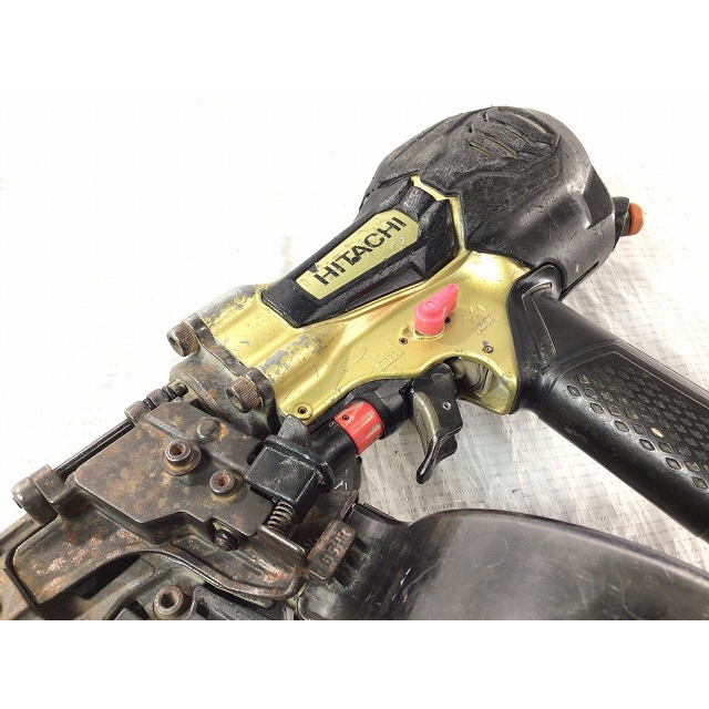 日立 - ☆中古品☆HITACHI 日立工機 65mm 高圧 ロール釘打機 日立 - ☆中古品☆HITACHI 日立工機 65mm 高圧 ロール釘打機