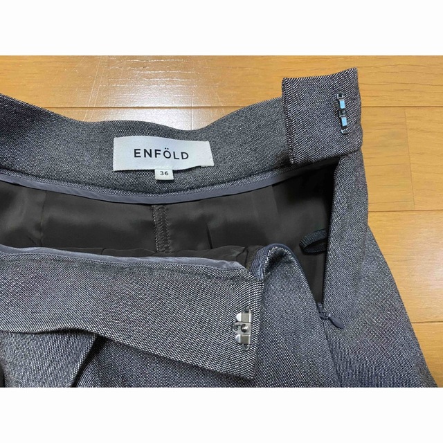ENFOLD(エンフォルド)のENFOLD スカートパンツ　キュロット　レイヤードパンツ レディースのパンツ(その他)の商品写真