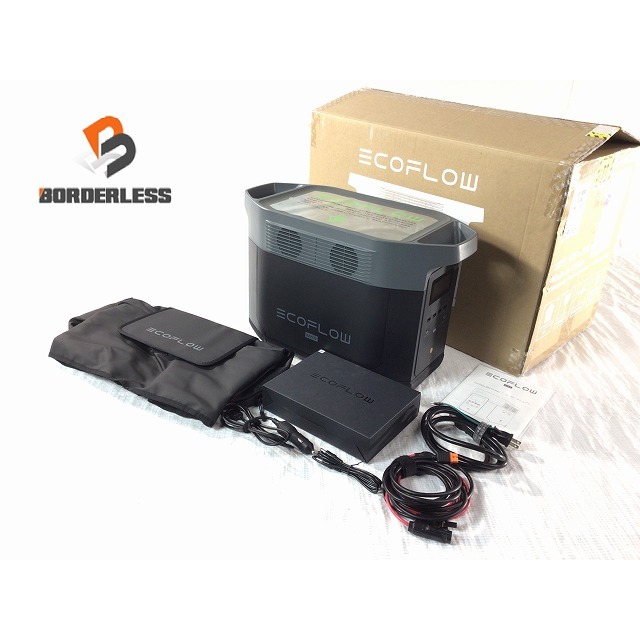 ☆極美品☆ ECOFLOW エコフロー ポータブル電源 EFD311 DELTA MAX出力 1600 家庭用 蓄電池 発電機 62344