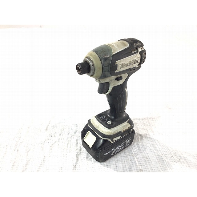 ☆品☆ makita マキタ 18V 充電式インパクトドライバ TD171D 青/ブルー バッテリ2個 BL1830B(18V 3.0Ah) 充電器 ケース付き 66500