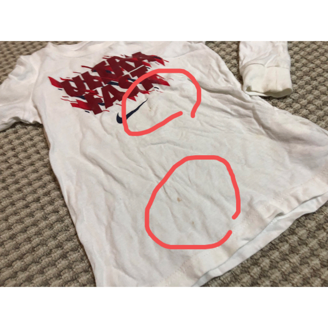 最大74%OFFクーポン ナイキ ロンT 96-104cm ホワイト 白 Tシャツカットソー ナイキ96〜104cm