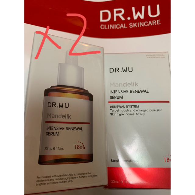 Dr.WU ドクターウー マンデリック 18% セラム 30ml マンデル酸