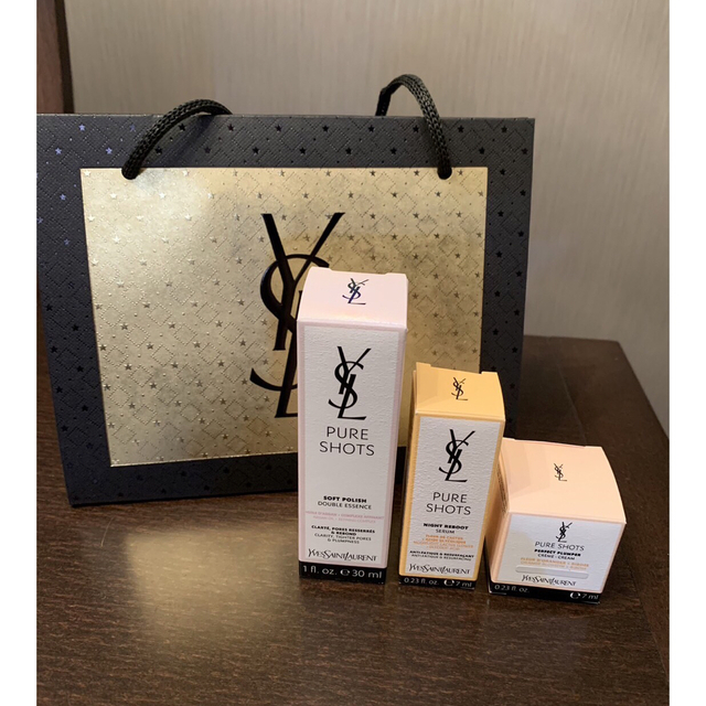 Yves Saint Laurent Beaute(イヴサンローランボーテ)のYSL♡ピュアショットトライアルセット コスメ/美容のキット/セット(サンプル/トライアルキット)の商品写真