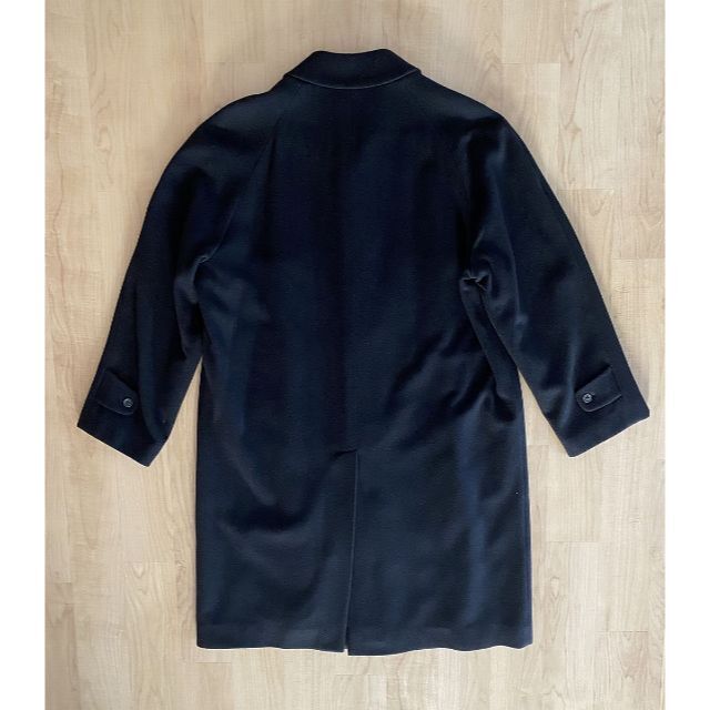 黒　ウールロングコート　バレストリーノ BALESTRINO　Mサイズ　 メンズのジャケット/アウター(ステンカラーコート)の商品写真