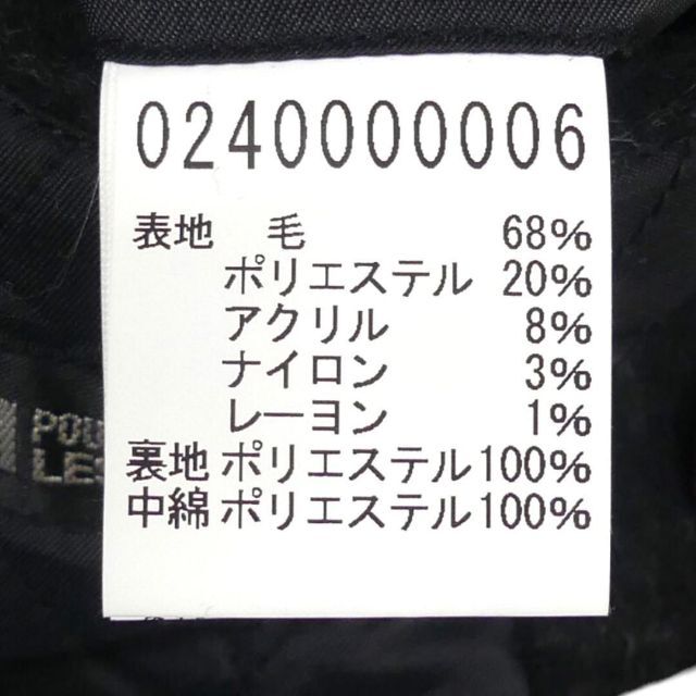 定価4.9万 5351プールオム ウール 圧縮 メルトン 中綿 Pコート 3