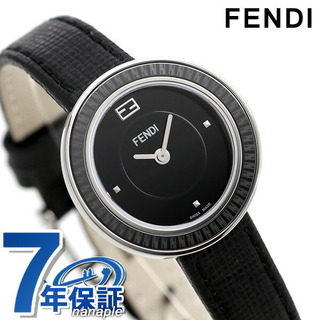 フェンディ(FENDI)のフェンディ 腕時計
 マイウェイ 28mm クオーツ F352021011FENDI ブラックxブラック(腕時計)