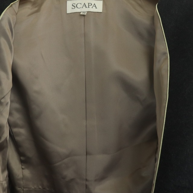 スキャパ SCAPA ステンカラーコート アンゴラ ウール アウター ロング
