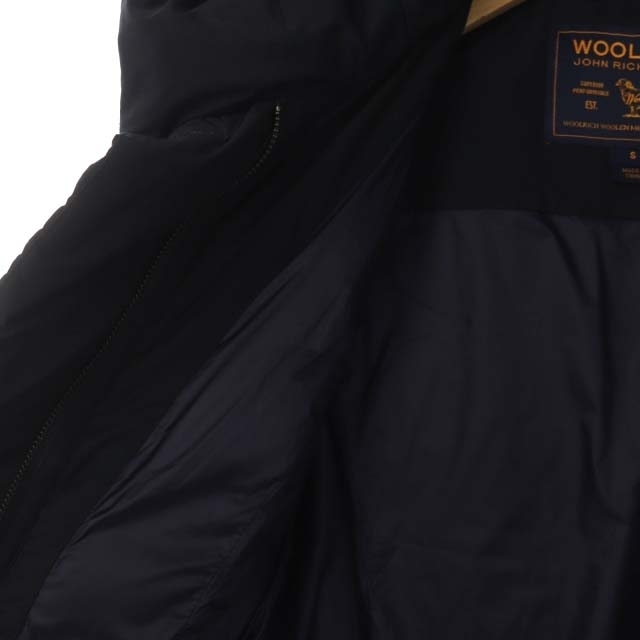 WOOLRICH(ウールリッチ)のウールリッチ ロング ダウンコート アウター ジップアップ 総裏地 S 濃紺 レディースのジャケット/アウター(ダウンコート)の商品写真