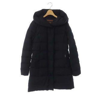 ウールリッチ(WOOLRICH)のウールリッチ ロング ダウンコート アウター ジップアップ 総裏地 S 濃紺(ダウンコート)