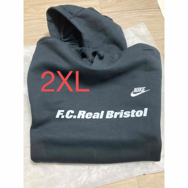 2XL FCRB nike カスタムコラボ パーカー F.C.R.B