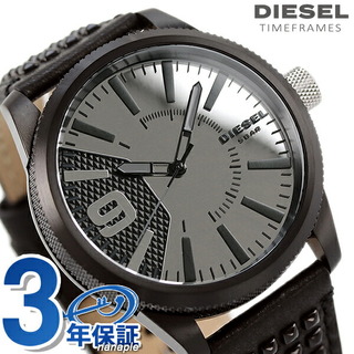 ディーゼル(DIESEL)のディーゼル 腕時計
 ラスプ NSBB 46mm クオーツ DZ1963DIESEL シルバー/ブラックxブラック(腕時計(アナログ))