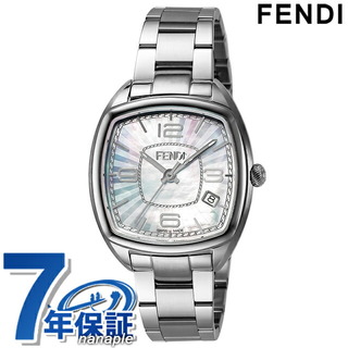 フェンディ(FENDI)のフェンディ 腕時計
 モメント フェンディ クオーツ F221034500FENDI ホワイトシェルxシルバー(腕時計)