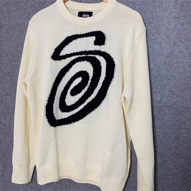 STUSSY CURLY S SWEATER ニットセーター L | フリマアプリ ラクマ