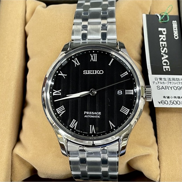 SEIKO(セイコー)の新品 セイコープレザージュ SARY099 自動巻き 腕時計 メンズの時計(腕時計(アナログ))の商品写真