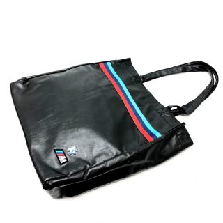 ビーエムダブリュー(BMW)のビーエムダブリュー BMW 肩掛け/非売品 Mスポーツ ノベルティ/ロゴ トートバッグ ナイロン ブラック 美品(トートバッグ)