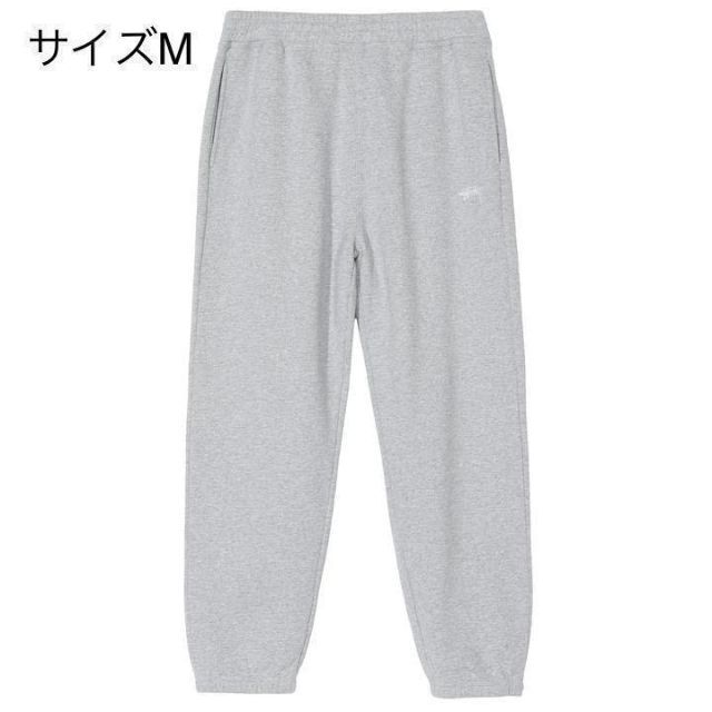 新品】stussy スウェット パンツ サイズM グレー - その他