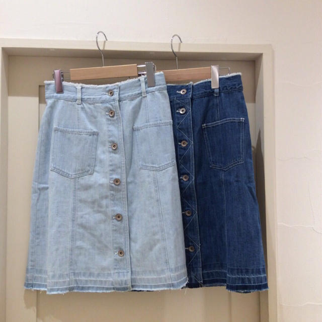 w closet(ダブルクローゼット)のw closet デニムスカート レディースのスカート(ひざ丈スカート)の商品写真