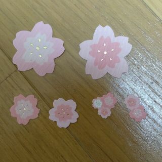 桜のフレークシール(シール)