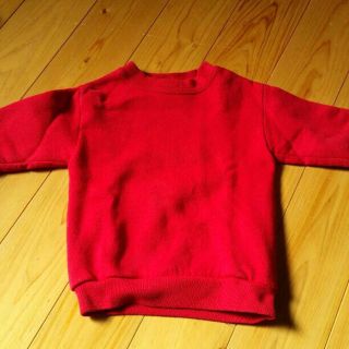 ザラキッズ(ZARA KIDS)のLee  キッズ赤スウェット  90 100(Tシャツ/カットソー)