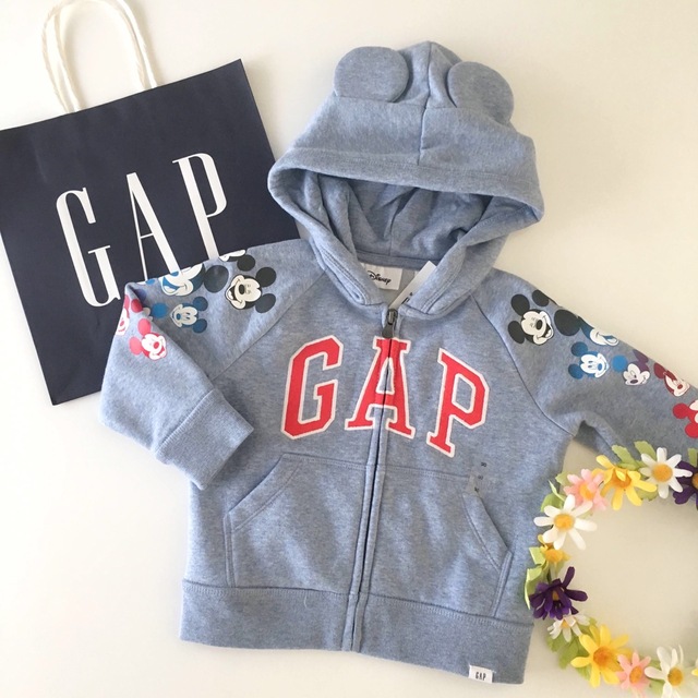 babyGAP(ベビーギャップ)の新品♡baby gap♡ ミッキー♡パーカー/ユニクロ/プティマイン/ザラ/他 キッズ/ベビー/マタニティのキッズ服男の子用(90cm~)(カーディガン)の商品写真