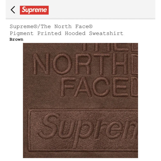 Supreme(シュプリーム)のSupreme × The North Face  パーカー　Sサイズ メンズのトップス(パーカー)の商品写真