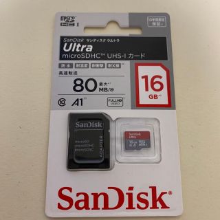 サンディスク(SanDisk)のSanDisk ウルトラ microSD SD UHS-Iカード 16GB SD(その他)