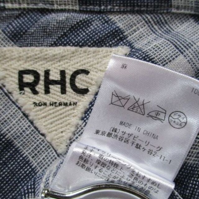 Ron Herman(ロンハーマン)のロンハーマン RON HERMAN RHC リネン100%シャツ L 春夏 メンズのトップス(シャツ)の商品写真