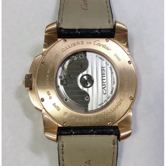 Cartier(カルティエ)の☆仕上済☆ カルティエ カリブル 750PG ダイヤモンド メンズ腕時計 自動巻 メンズの時計(腕時計(アナログ))の商品写真