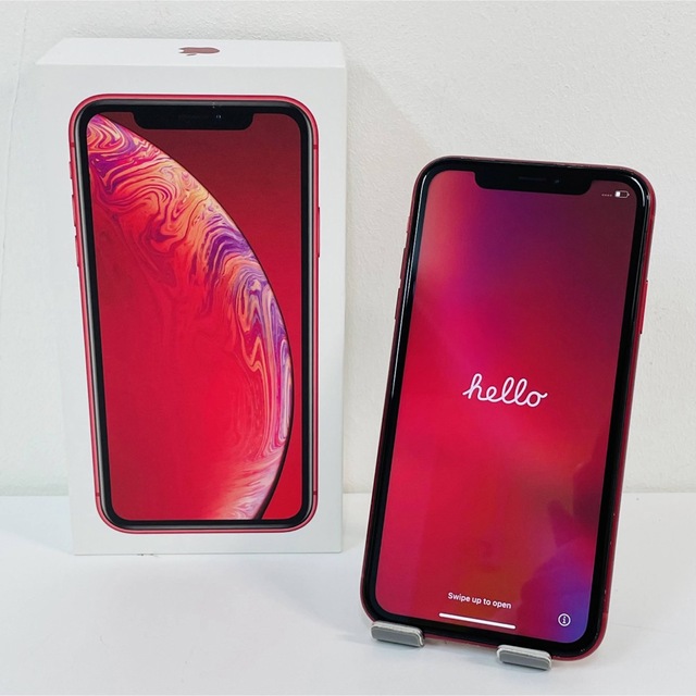 iPhone(アイフォーン)のiPhoneXR 64GB (PRODUCT)RED MT062J/A  スマホ/家電/カメラのスマートフォン/携帯電話(スマートフォン本体)の商品写真