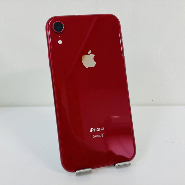 iPhone(アイフォーン)のiPhoneXR 64GB (PRODUCT)RED MT062J/A  スマホ/家電/カメラのスマートフォン/携帯電話(スマートフォン本体)の商品写真