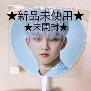 ザボーイズ(THE BOYZ)の★新品未使用未開封★ キュー うちわ Q ドボイズ theboyz(K-POP/アジア)