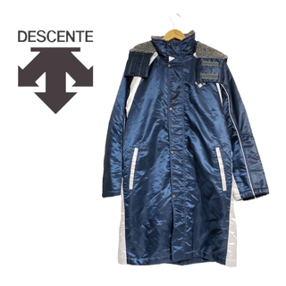 デサント(DESCENTE)の美品!! DESCENTE デサント 裏ボア ベンチコート(ダウンジャケット)