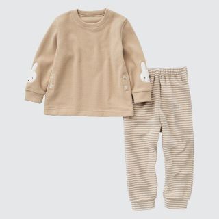 ユニクロ(UNIQLO)のユニクロ　ミッフィー　フリース　110(パジャマ)