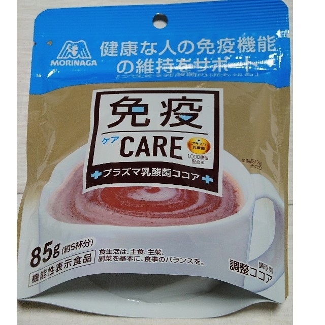 森永製菓(モリナガセイカ)の【6袋】森永　免疫CARE　プラズマ乳酸菌ココア　85g  6袋 食品/飲料/酒の健康食品(その他)の商品写真