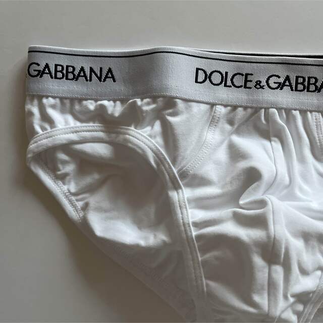 DOLCE&GABBANA(ドルチェアンドガッバーナ)のドルガバ　メンズビキニ　SM 白ブリーフ　ホワイト　メンズブリーフ　男性下着 メンズのアンダーウェア(その他)の商品写真