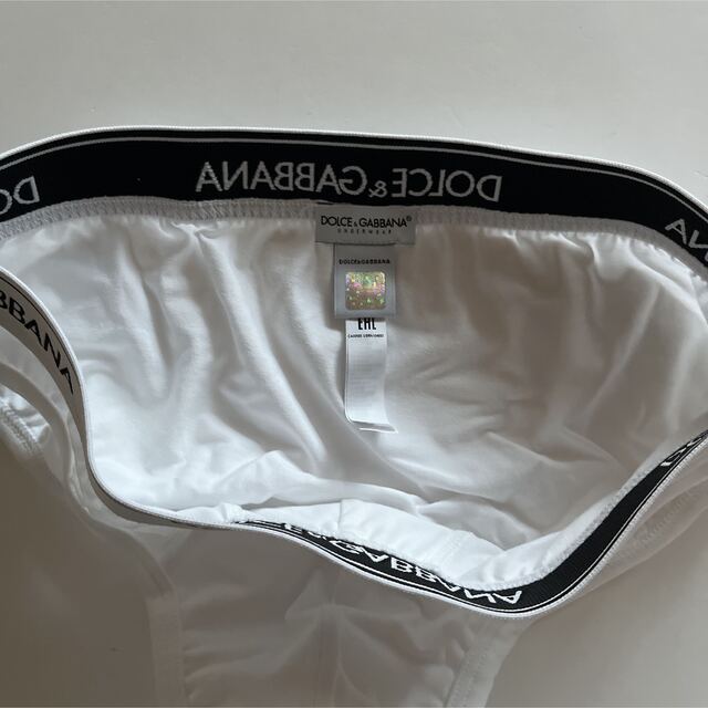 DOLCE&GABBANA(ドルチェアンドガッバーナ)のドルガバ　メンズビキニ　SM 白ブリーフ　ホワイト　メンズブリーフ　男性下着 メンズのアンダーウェア(その他)の商品写真