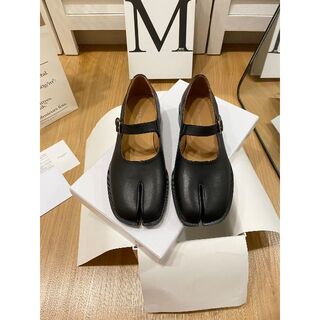 マルタンマルジェラ(Maison Martin Margiela)の新品未使用 スリングバック MAISON MARGIELA フラットサンダル(ローファー/革靴)
