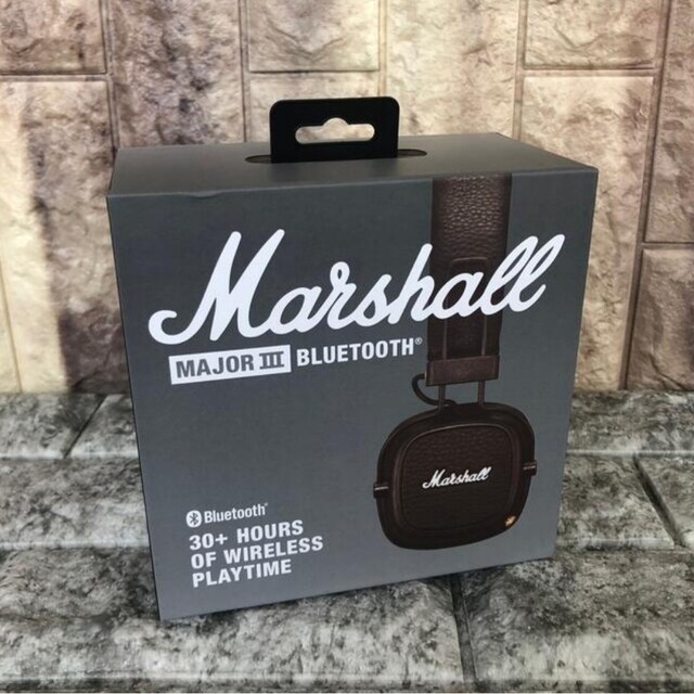 ゆいマーシャルMarshall MAJOR III BLUETOOTH ブラウン