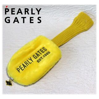 PEARLY GATES - 新品未使用【パーリーゲイツ】ボアヘッドカバー ロゴ刺繍 ふわモコ ドライバー