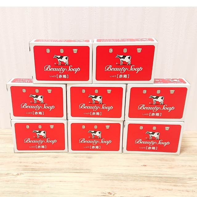 牛乳石鹸BEAUTY SOAP 化粧石鹸カウブランド赤箱a1 300個入100g - 洗顔料