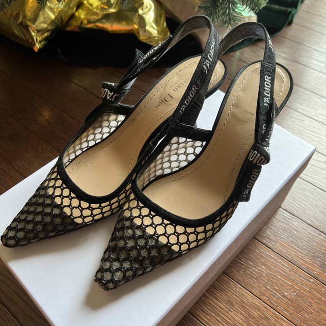 【美品】Dior 黒パンプス