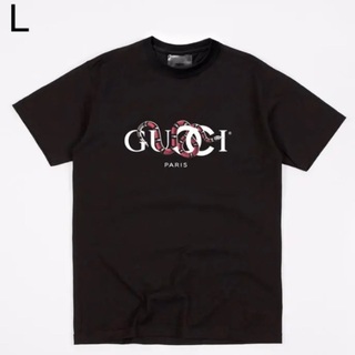 KUSTOM LONDON gucci×chanel black L(Tシャツ/カットソー(半袖/袖なし))