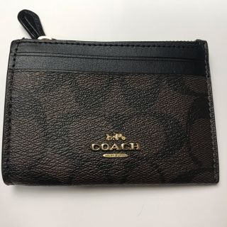 コーチ(COACH)のRR437コーチ　カードケース　鍵、小銭入れ　ブラウン　(コインケース/小銭入れ)