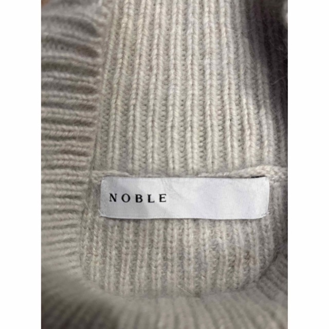 NOBLE ノーブル アンゴラシャギーハイネックプルオーバー