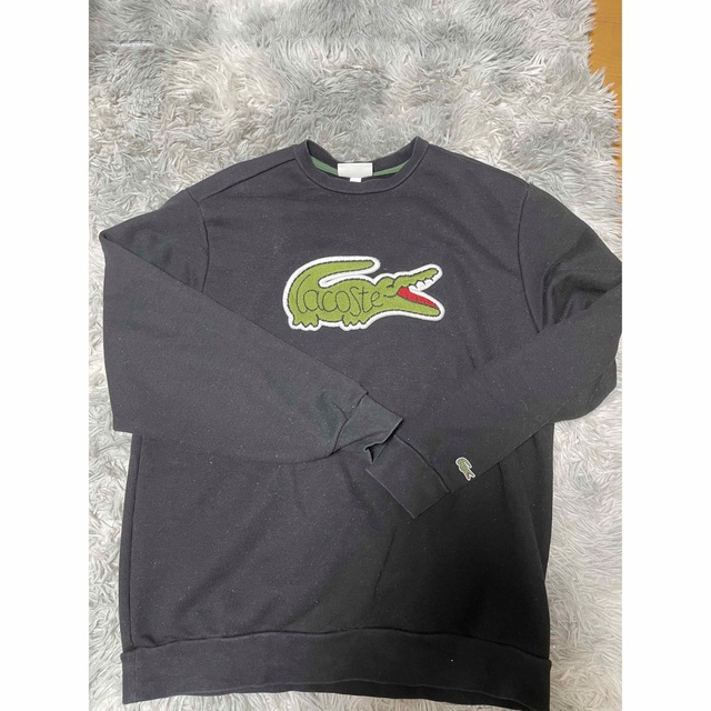 LACOSTE × BEAMS別注 Big Croco Crew Sweatスウェット